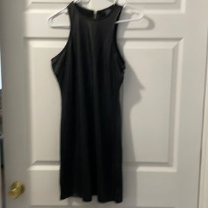 Black metallic dress